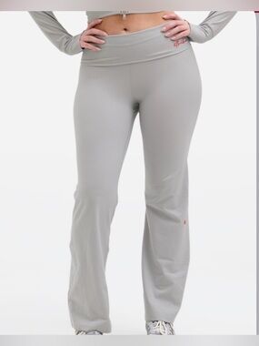 ethika Light Gray Boot Cut Active Pants